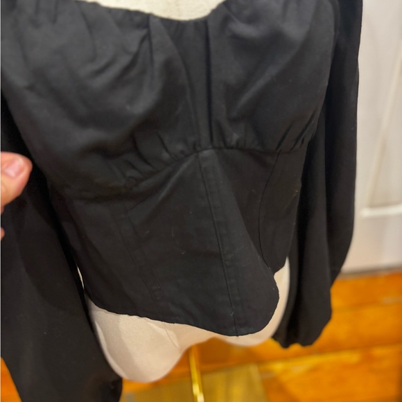 & Other Stories Black Textured Top - Picture 4 of 6